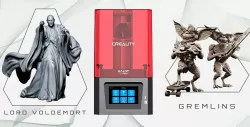 Creality Resin 3D Printer + Evil Gremlins + Lord Voldemort