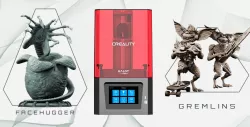 Creality Resin 3D Printer + Facehugger + Evil Gremlins