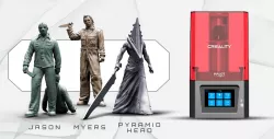 Creality Resin 3D Printer + Jason Voorhees + Michael Myers + Pyramid Head