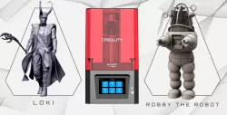 Creality Resin 3D Printer + Loki + Robby the Robot