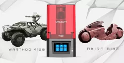 Creality Resin 3D Printer + Warthog M12B + Akira Bike
