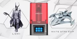 Creality Resin 3D Printer + White Star + Loki