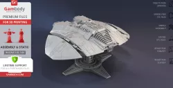 Cylon Raider TOS 3D Printing Model | Assembly