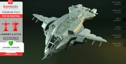 D77 Pelican 3D Printing Model | Assembly + Active