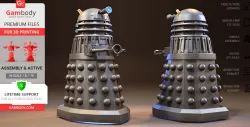 Dalek 3D Printing Model | Assembly + Action