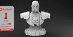 Darth Malgus Bust 3D Model | Static