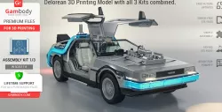 DeLorean 3D Printing Model | Standard Assembly Kit 1
