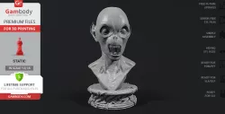 Demon Bust 3D Printing Miniature | Static