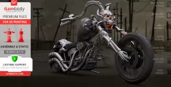Devil Chopper 3D Printing Model | Assembly