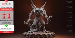 Diablo II Classic 3D Printing Figurine | Assembly