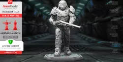 Doom Slayer 3D Printing Figurine | Assembly