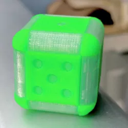 Dual color dice