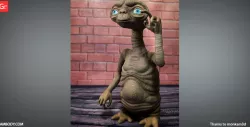E.T. the Extra-Terrestrial 3D Printing Figurine | Assembly
