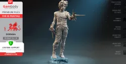 Edward Scissorhands 3D Printing Figurine in Diorama | Assembly