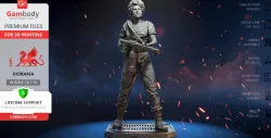 Ellen Ripley 3D Printing Figurine | Assembly
