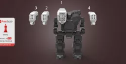Extra Weapon Kit for Hunchback FDM version | Static