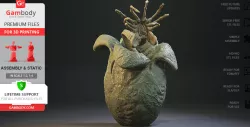 Facehugger & Egg 3D Printing Figurine | Assembly