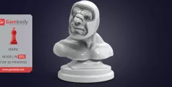 Fight Night Boxer Bust 3D Printing Figurine | Static