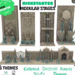 Free Module from Kickstarter -> Modular Stages STL files