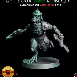FREE Warrior Kobold; Guardian Of The Temple