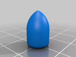 Full Scale 9mm Bullet Model