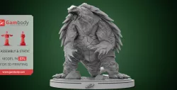 Gamera 3D Printing Figurine | Assembly