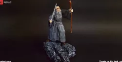 Gandalf the Grey 3D Printing Figurine in Diorama | Assembly