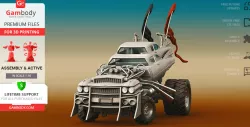 Gigahorse 3D Printing Model | Assembly + Active