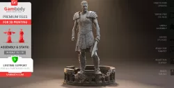 Gladiator Maximus 3D Printing Figurine | Assembly