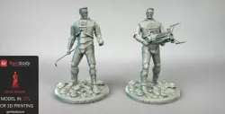 Gordon Freeman 3D Printing Figurines | Static