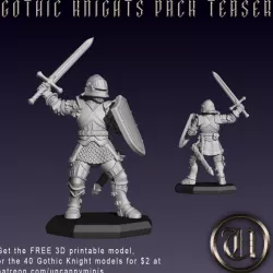 Gothic Knight Pack Teaser