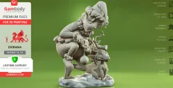 Grinch & Max 3D Printing Figurines in Diorama | Assembly