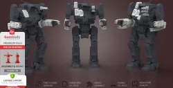 Guns Pack for Shadow Hawk 3D Printing Model | Assembly