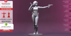 Gwenpool 3D Printing Figurine | Assembly