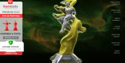 Hal Green Lantern 3D Printing Figurine | Assembly