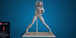 Harley 3D Printing Figurine | Static