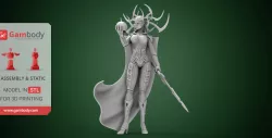 Hela 3D Printing Miniature | Assembly