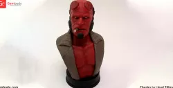 Hellboy Bust 3D Printing Figurine | Assembly