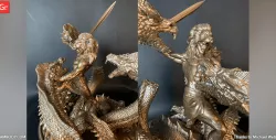 Hercules vs Hydra 3D Printing Figurines in Diorama | Assembly