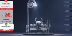 Hollow Knight 3D Printing Figurine in Diorama | Assembly
