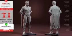 Homelander 3D Printing Figurine | Assembly