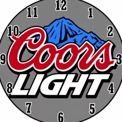horloge coors light