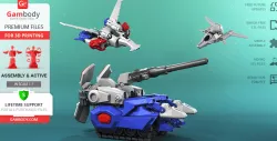 Hyperion M-03 3D Printing Model | Assembly + Action