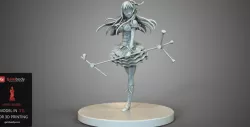 Idolmaster Girl 3D Printing Figurine | Static