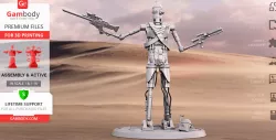 IG-11 Droid 3D Printing Model | Assembly + Action