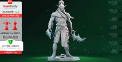 Illidan The Demon Hunter 3D Printing Figurine | Assembly