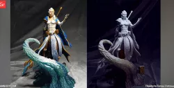 Jaina 3D Printing Figurine | Assembly