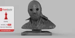 Jason Bust 3D Printing Figurine | Assembly