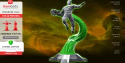 John Green Lantern 3D Printing Figurine | Assembly