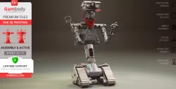 Johnny 5 3D Printing Model | Assembly + Action